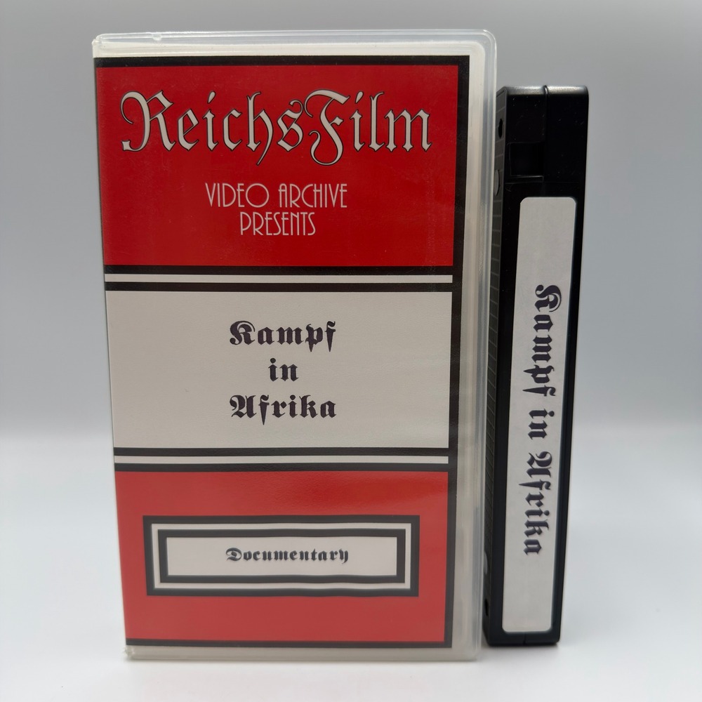 Kampf in Afrika 1940-43 ReichsFilm Video Archive Documentary VHS German Newsreel